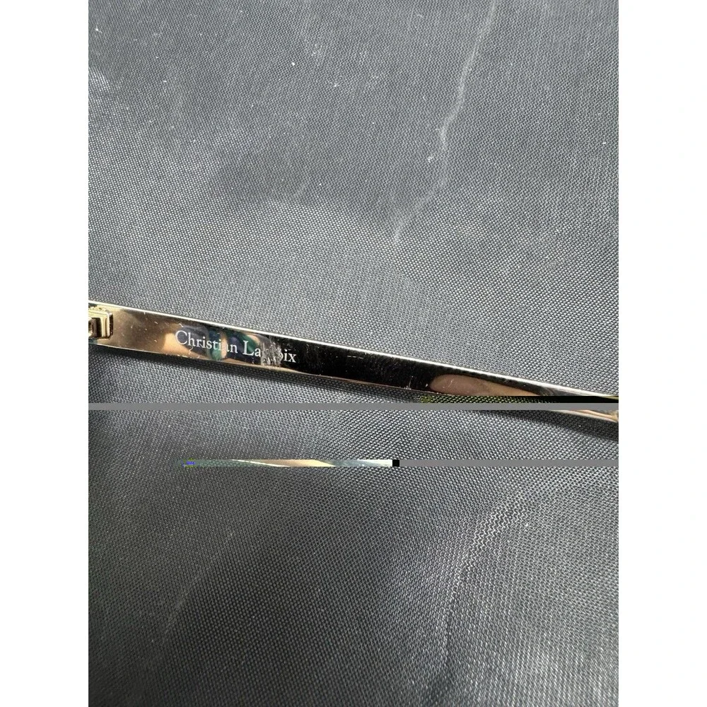 Christian Lacroix Eyeglasses, Frames Only CL1094 618 51-15-140 Clear Teal/Gold
